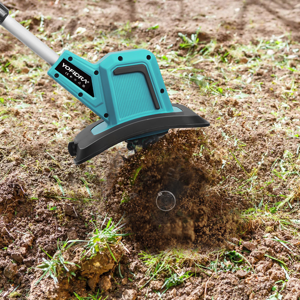 YOFIDRA Cordless Brushless Garden Tiller – Fits Makita 18V-21V Batteries