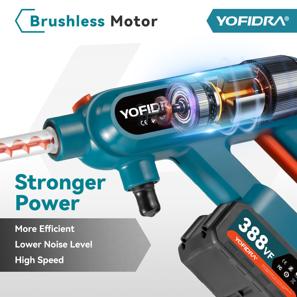 YOFIDRA 220Bar Brushless Pressure Washer 3 Gears, for Car & Garden, compatible For Makita 18V Battery
