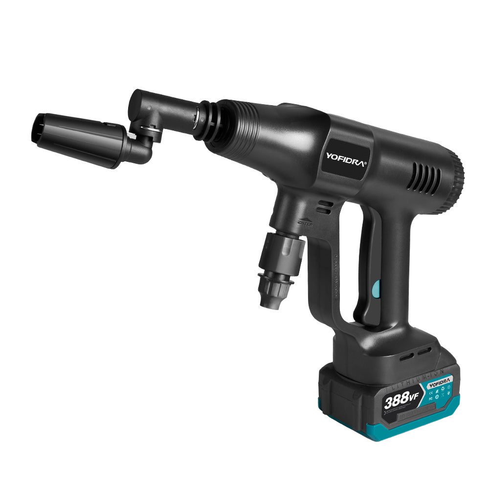YOFIDRA 200Bar Brushless High Pressure Water Gun for Car and Garden Cleaning - Compatible with Makita 18V Batteries