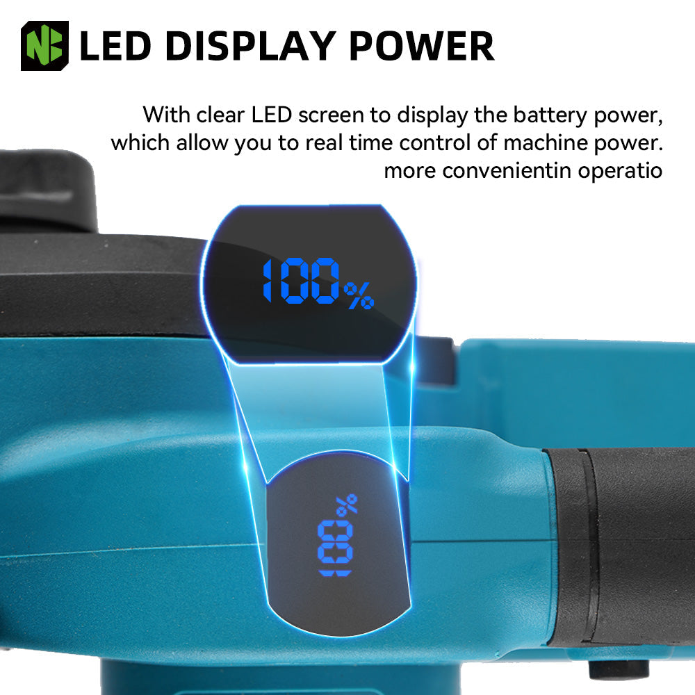 YOFIDRA 12 Inch Brushless Cordless Chain Saw with Oiler - Compatible with Makita 18-21V Battery