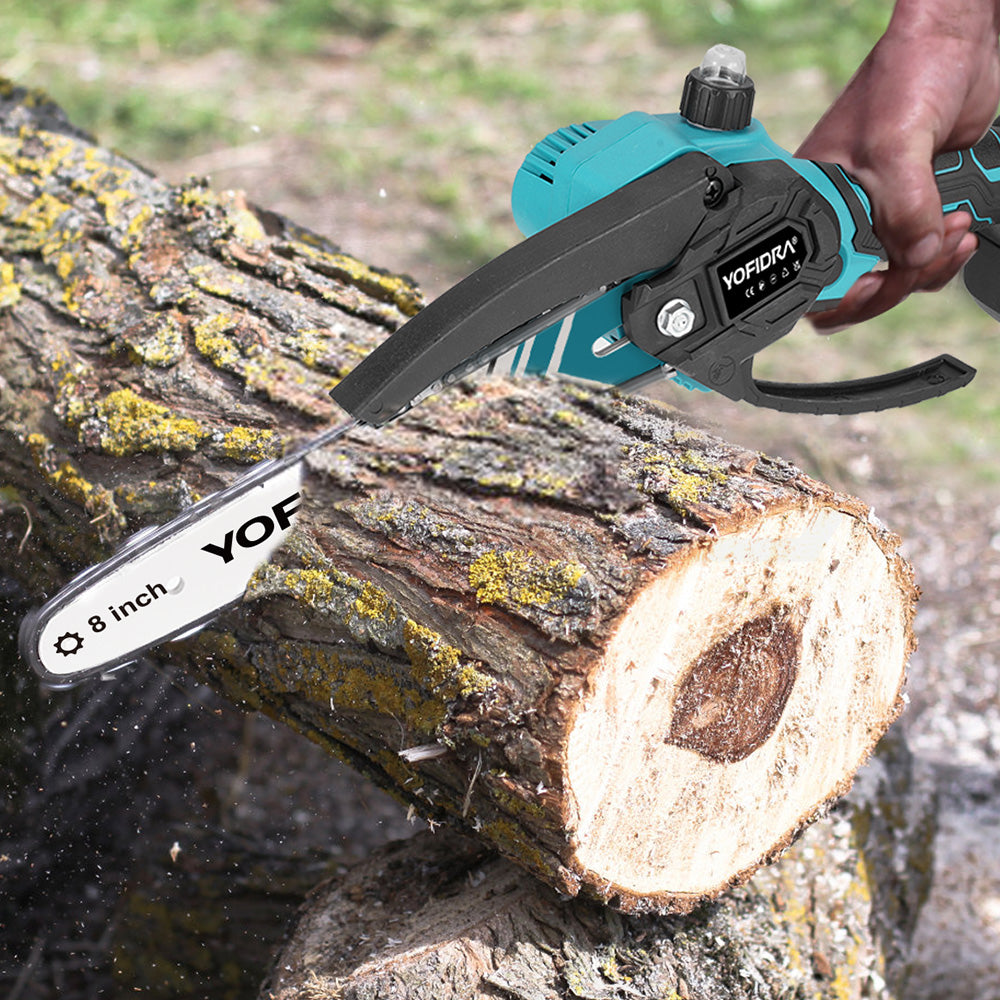 YOFIDRA 6" & 8" Cordless Brushless Chainsaw Kit Compatible with Makita 18V Battery