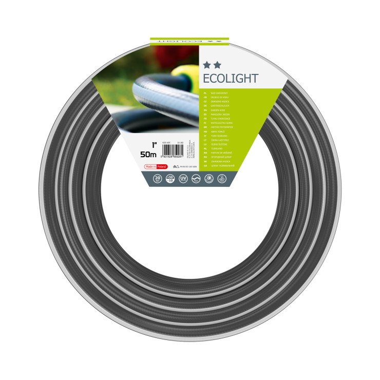 10181 Garden hose 1"x50mtr ECOLIGHT