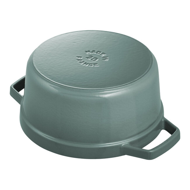 Staub Round Cocotte 2.2L/2.25-Qt Eucalyptus