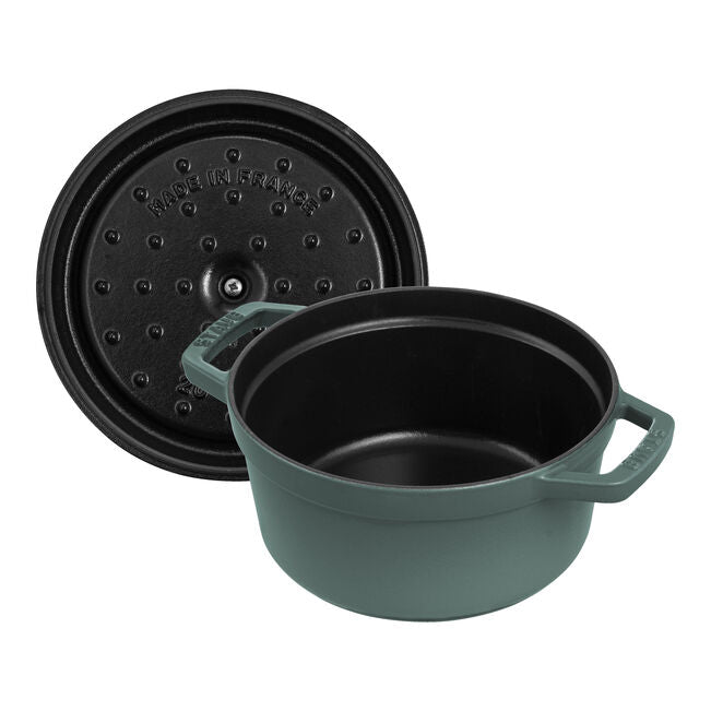 Staub Round Cocotte 2.2L/2.25-Qt Eucalyptus