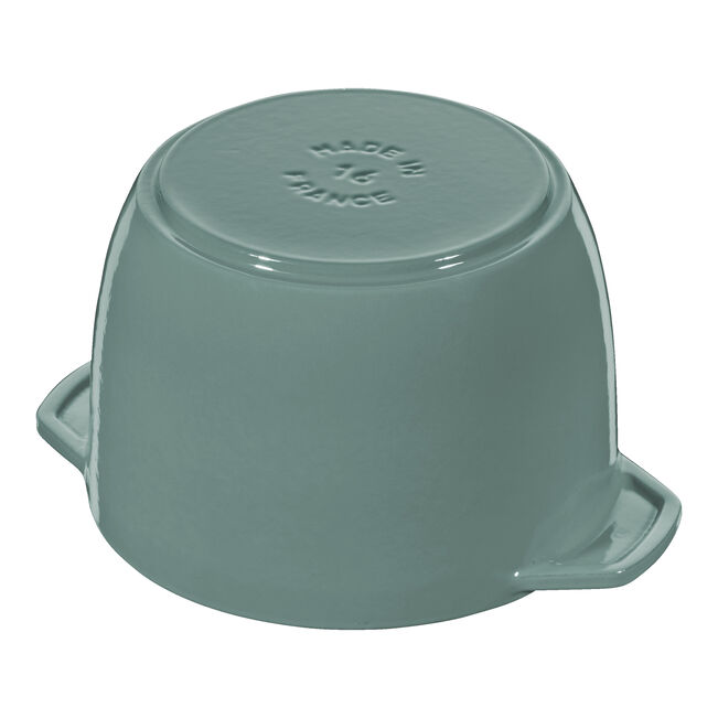 Staub Petite Round Cocotte 1.7L / 1.9-Qt Eucalyptus
