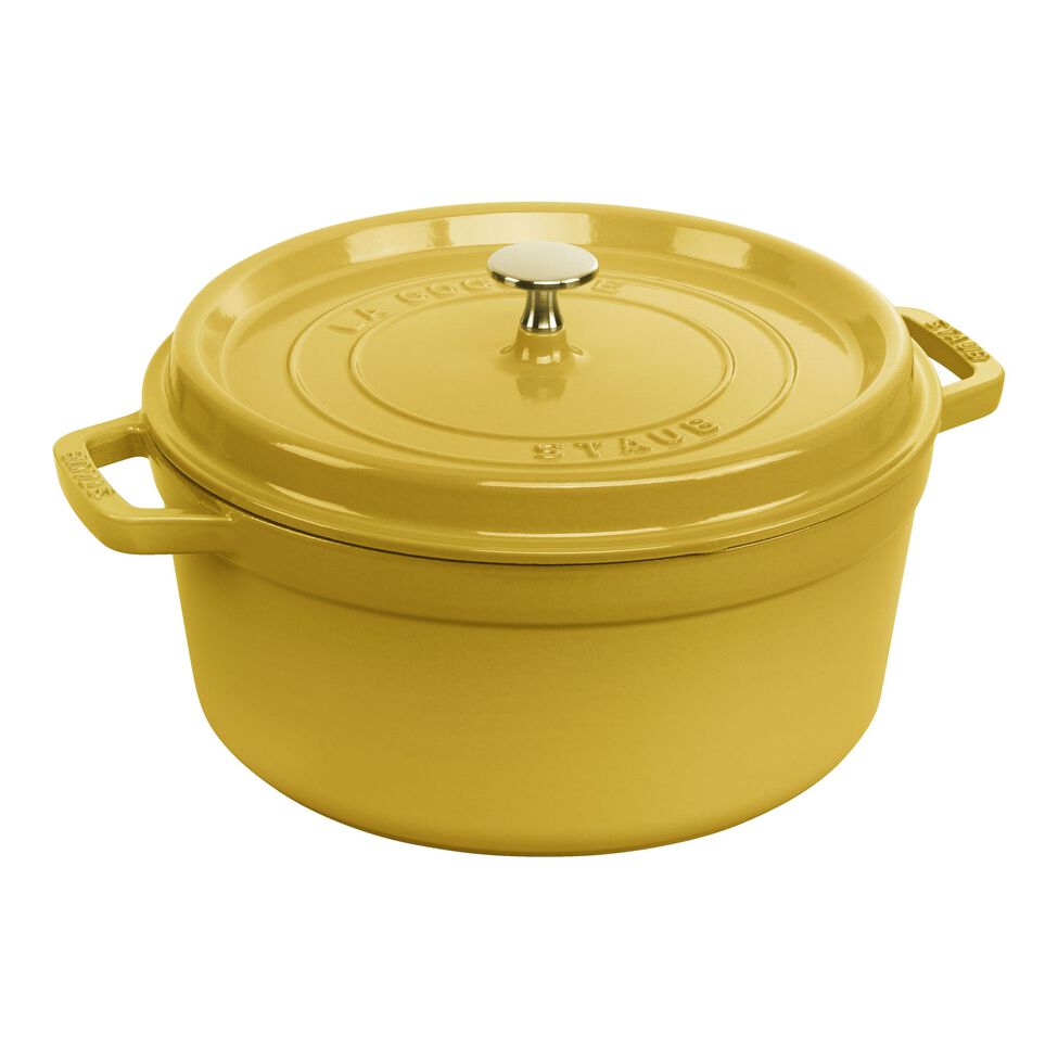 Staub Round 5.2L / 5.5-Qt Citron