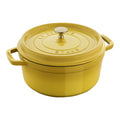 Staub Round Cocotte 3.7L/3.9-Qt Citron