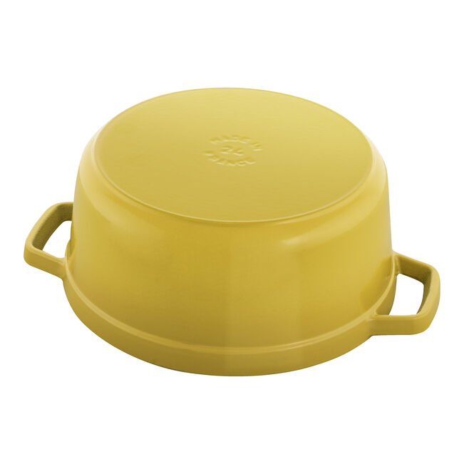 Staub Round Cocotte 3.7L/3.9-Qt Citron