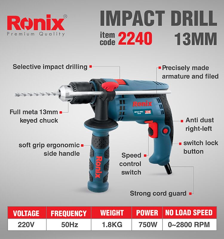 Impact drill 2240 Ronix