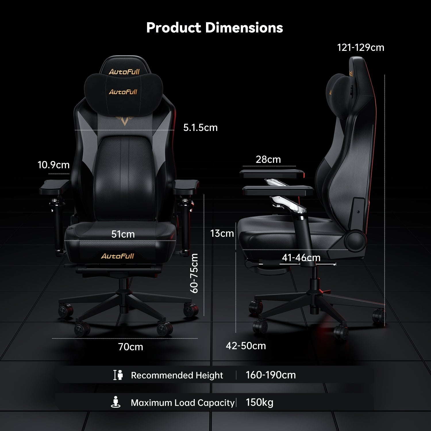 AutoFull M6 Pro Gaming Chair [No Massage, Lower Price]