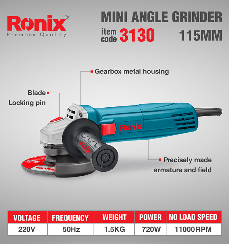 3130 angle grinder Ronix