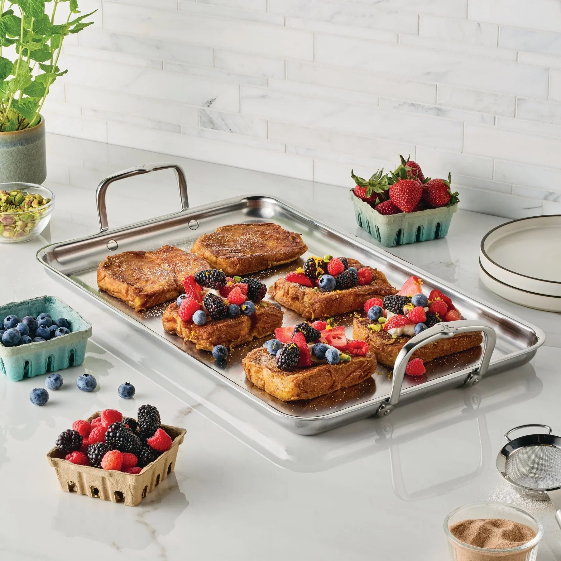 Hestan Provisions Double Burner Griddle