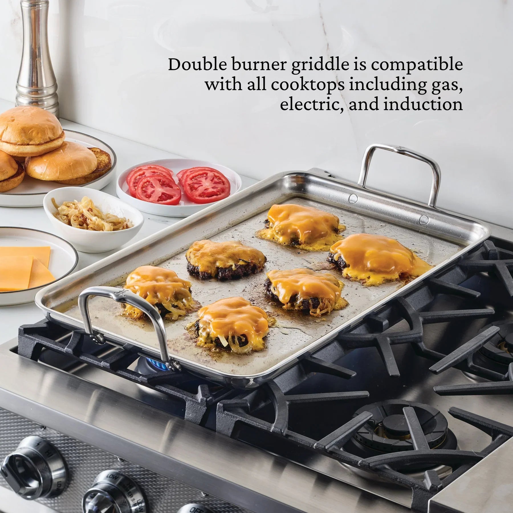 Hestan Provisions Double Burner Griddle