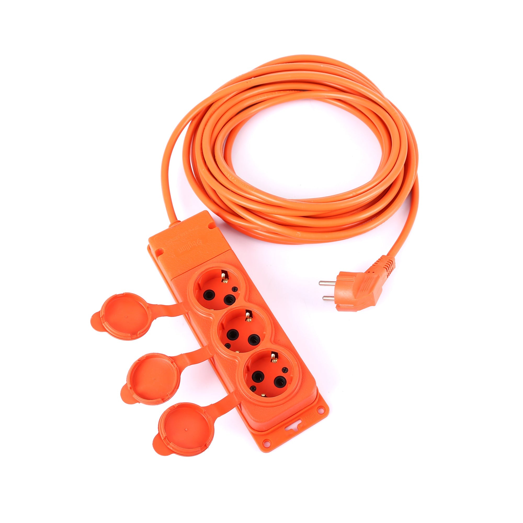 3mtr extension cord +male 3 way socket 3x1.5
