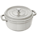 Staub Round 3.8L / 4-Qt White Truffle Cocotte