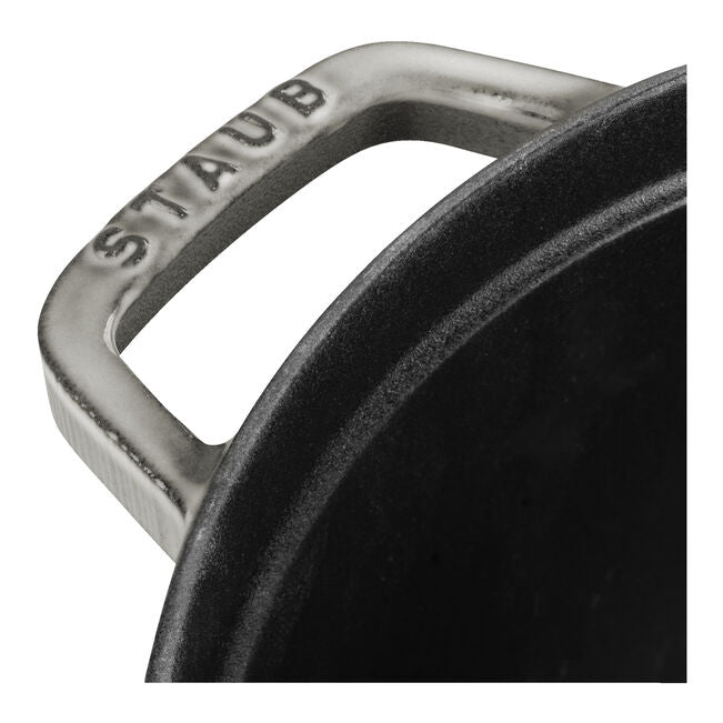 Staub 8.3L Round Cocotte - Graphite Grey