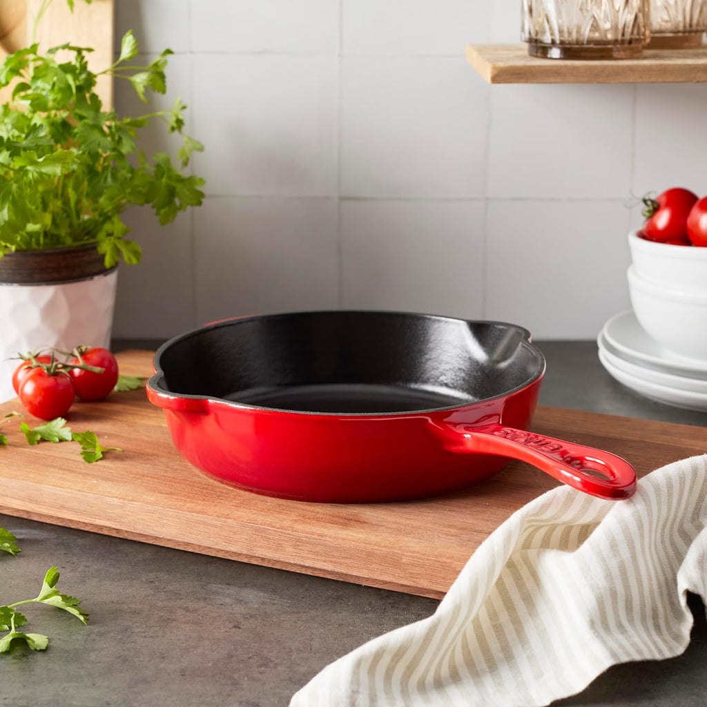 Staub 8.5"/22cm Traditional Deep Fry Pan Cherry