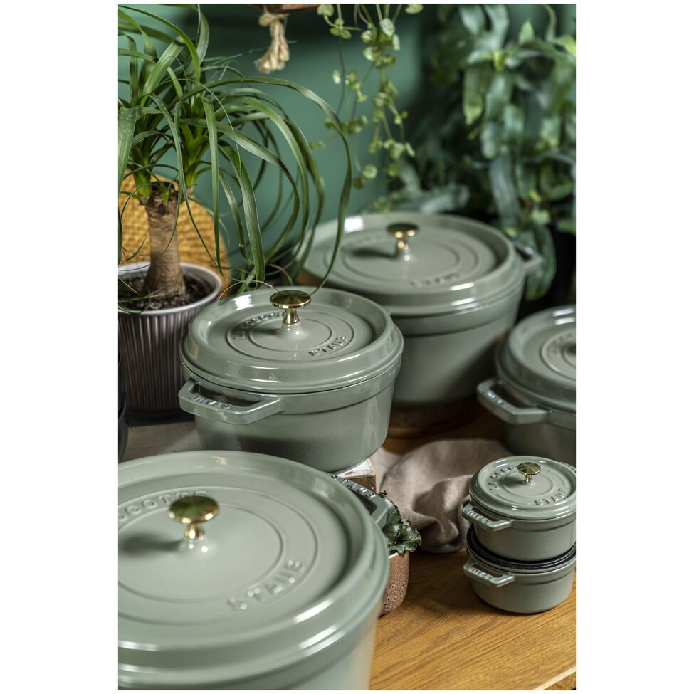 Staub Round 6.7L / 7-Qt Eucalyptus