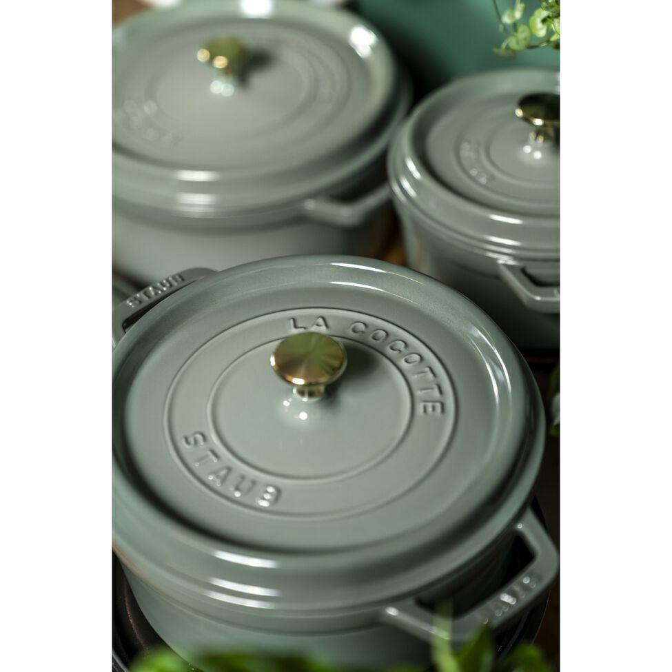 Staub Round 6.7L / 7-Qt Eucalyptus