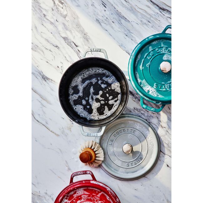 Staub Round Cocotte 3.7L / 4-Qt Graphite Grey
