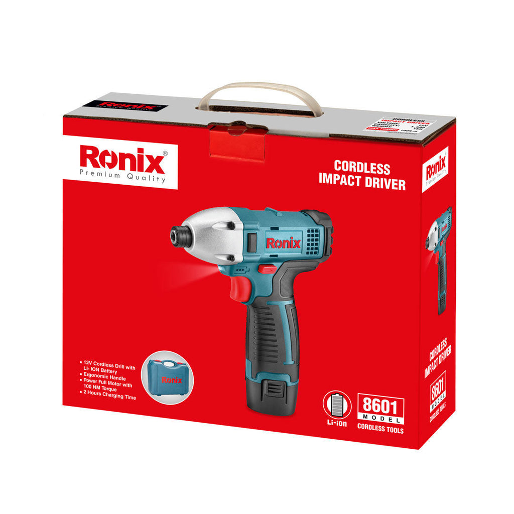 8601 Cordless impact driver 12v Ronix