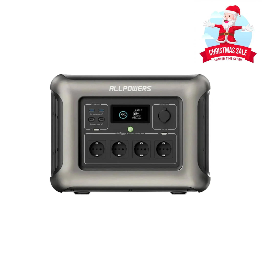 ALLPOWERS R1500 Portable Power Station 1800W 1152Wh LiFeP04 Battery