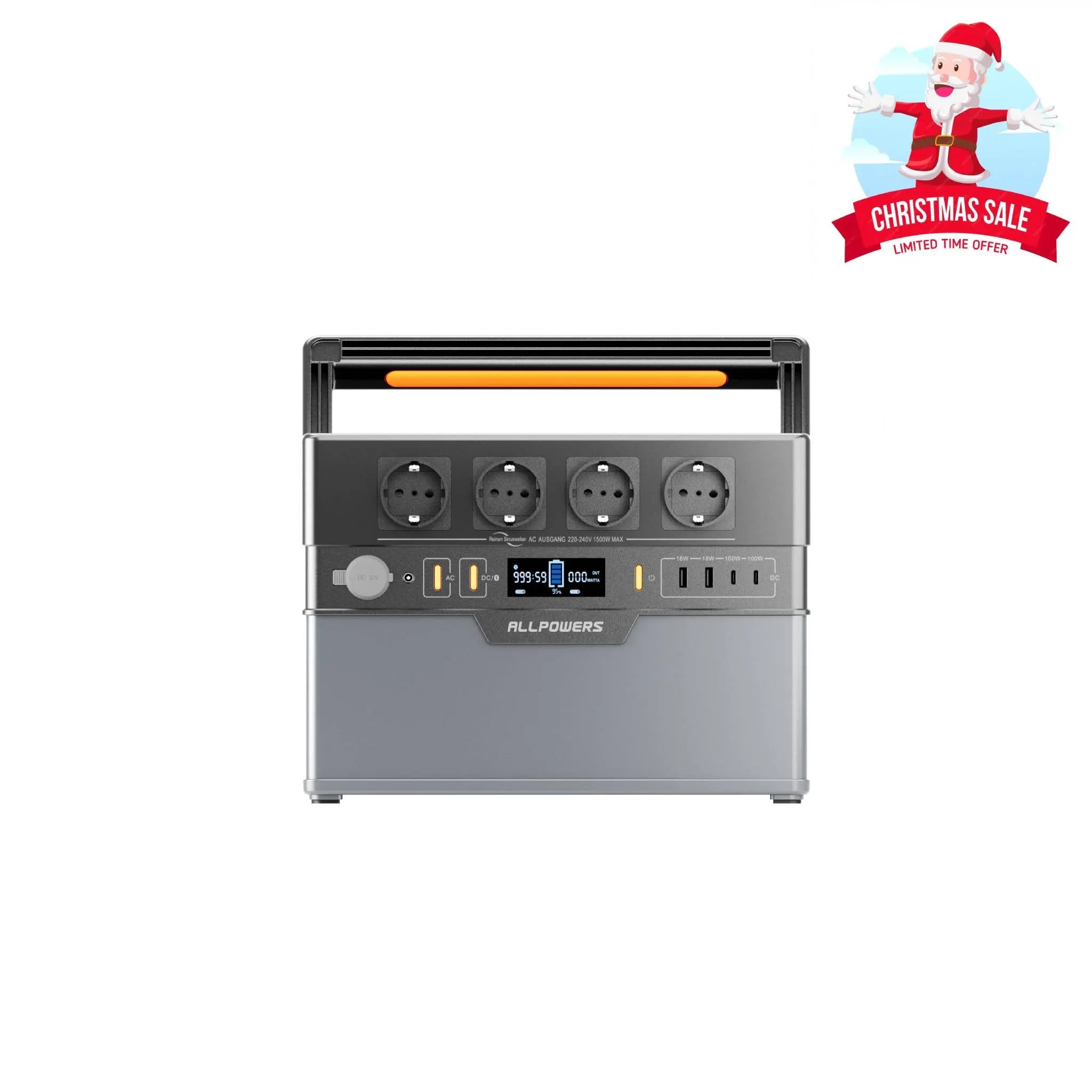 ALLPOWERS S1500 PLUS Portable Power Station 1500W 1092Wh