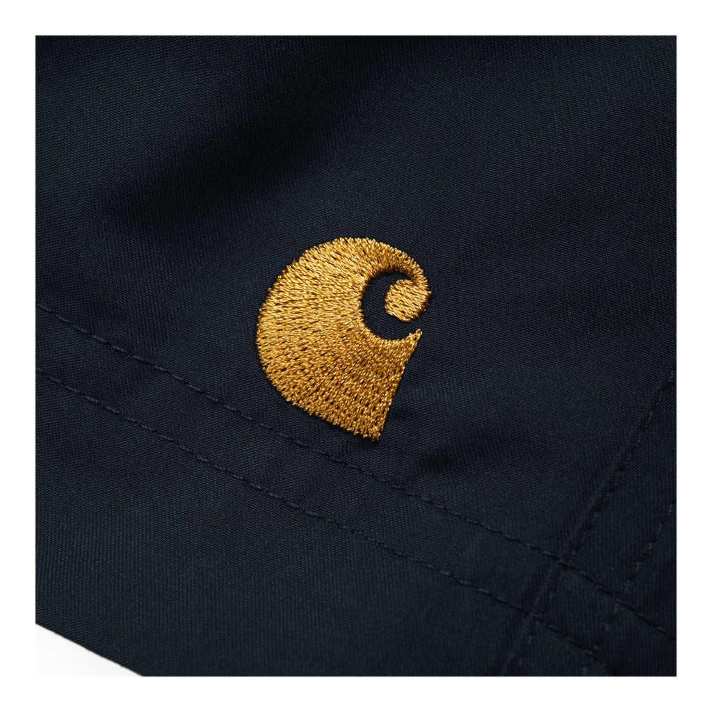 Carhartt WIP Chase Swim Trunks - Black/Gold