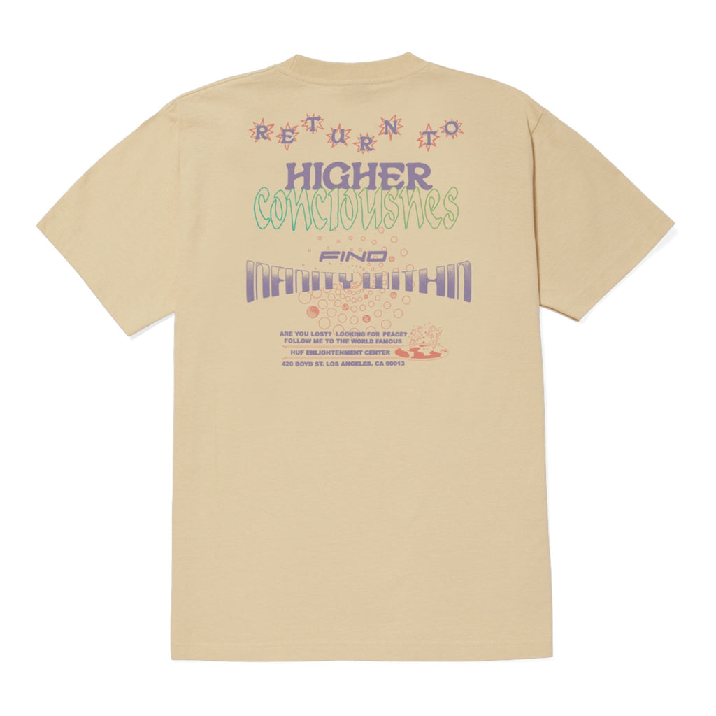 HUF - Enlightenment Center S/S Tee - Wheat