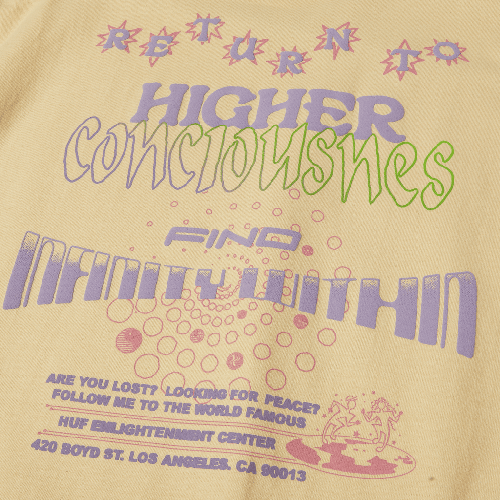 HUF - Enlightenment Center S/S Tee - Wheat