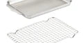 Hestan Provisions Ovenbond 9x12.5" Clad Quarter Sheet Pan + Cooling Rack