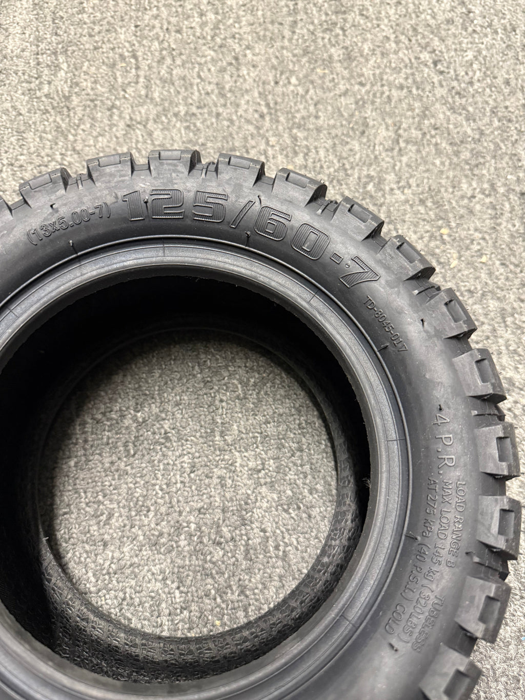 K6- tire 125/60-7