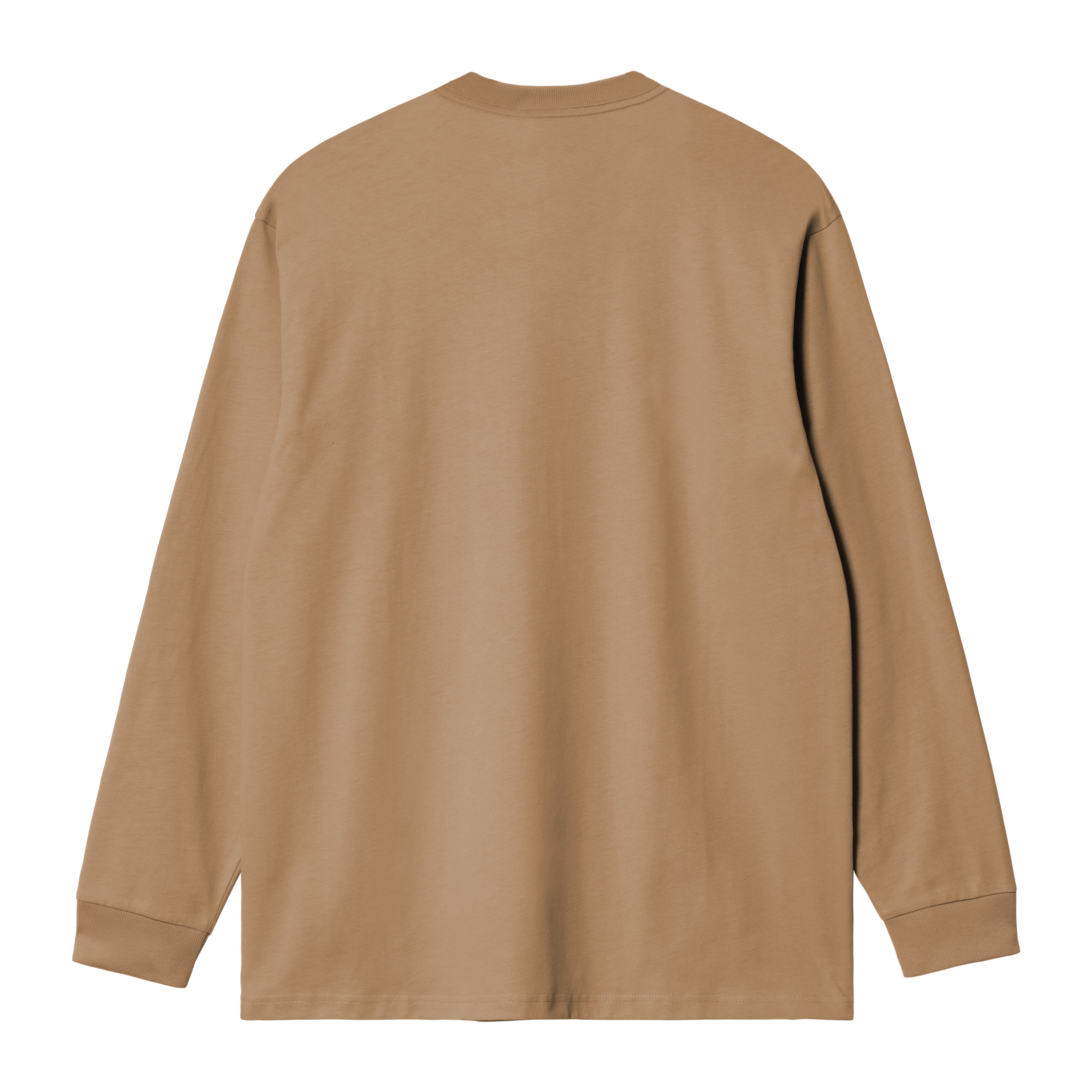 Carhartt WIP L/S American Script T-Shirt - Peanut