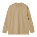 Carhartt WIP L/S Chase T-Shirt - Sable / Gold