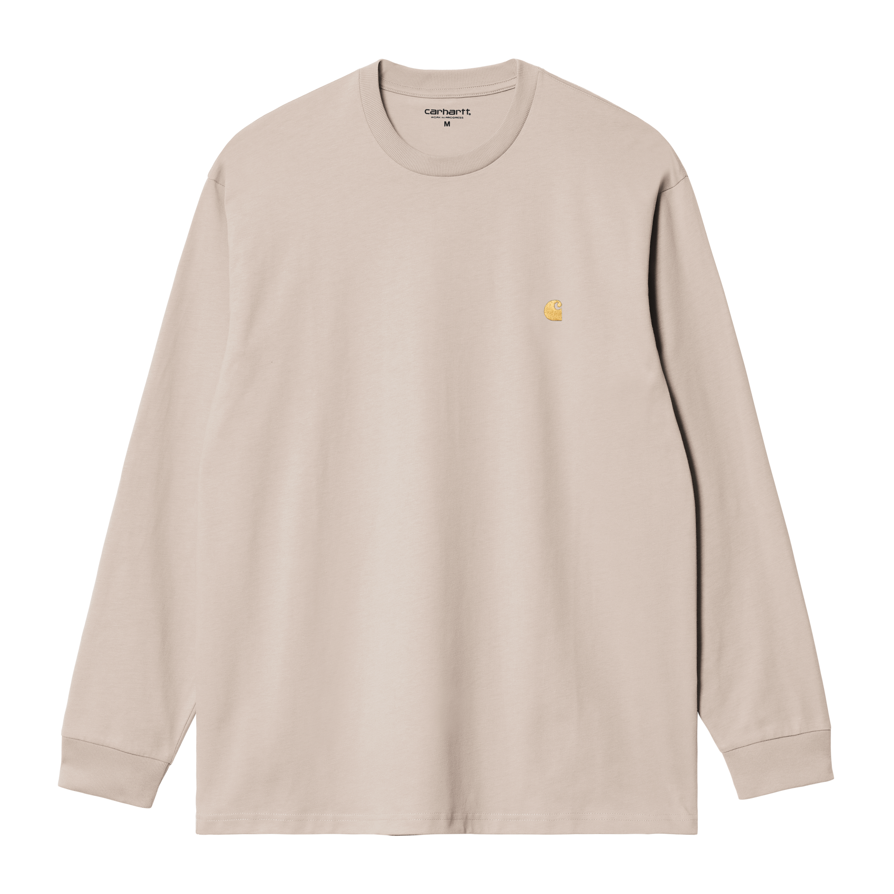 Carhartt WIP L/S Chase T-Shirt - Dusky Beige / Gold