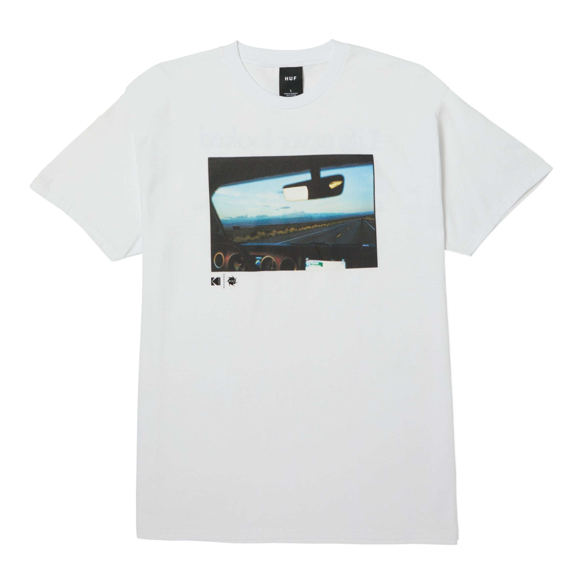 HUF x Kodak Rear View S/S Tee - White
