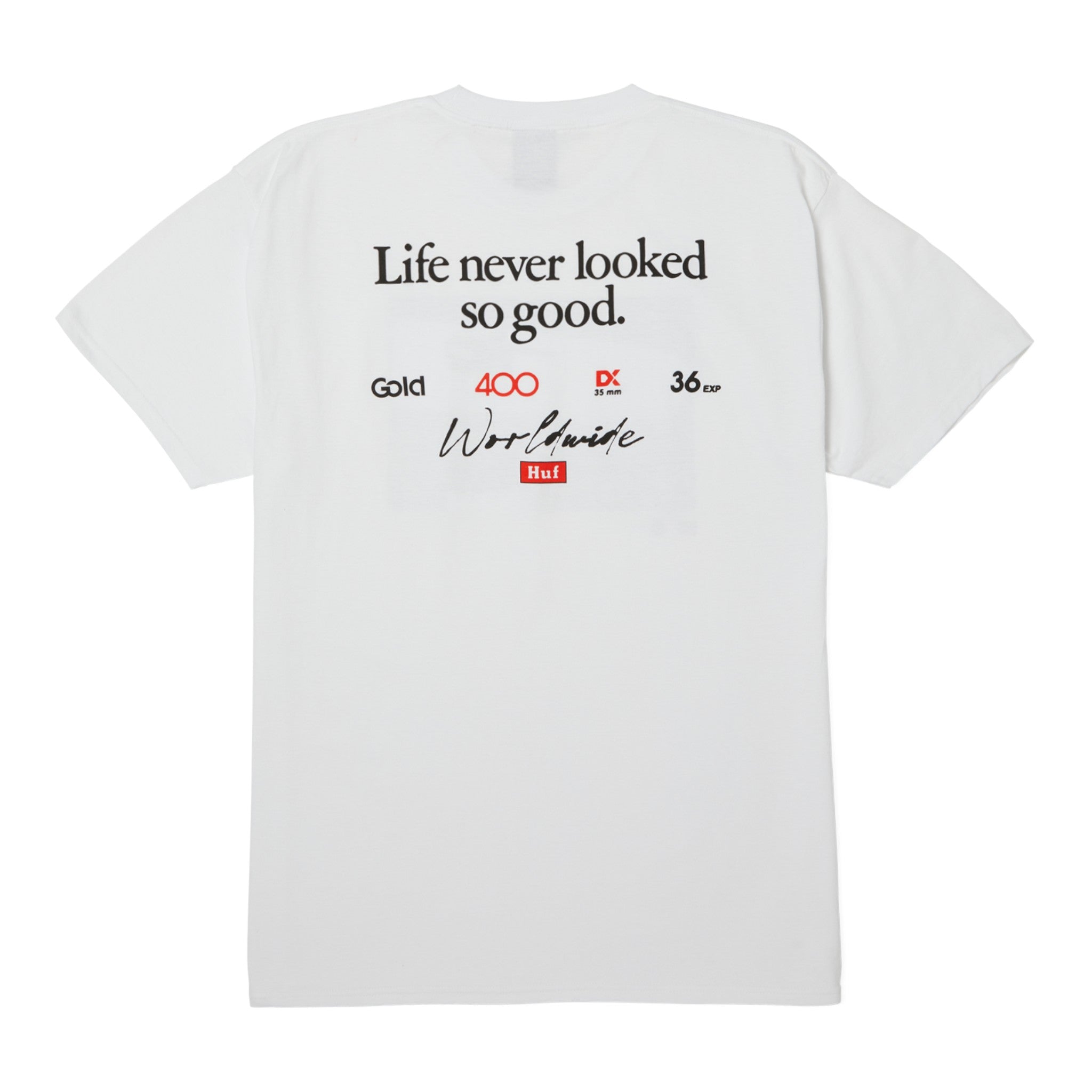 HUF x Kodak Rear View S/S Tee - White