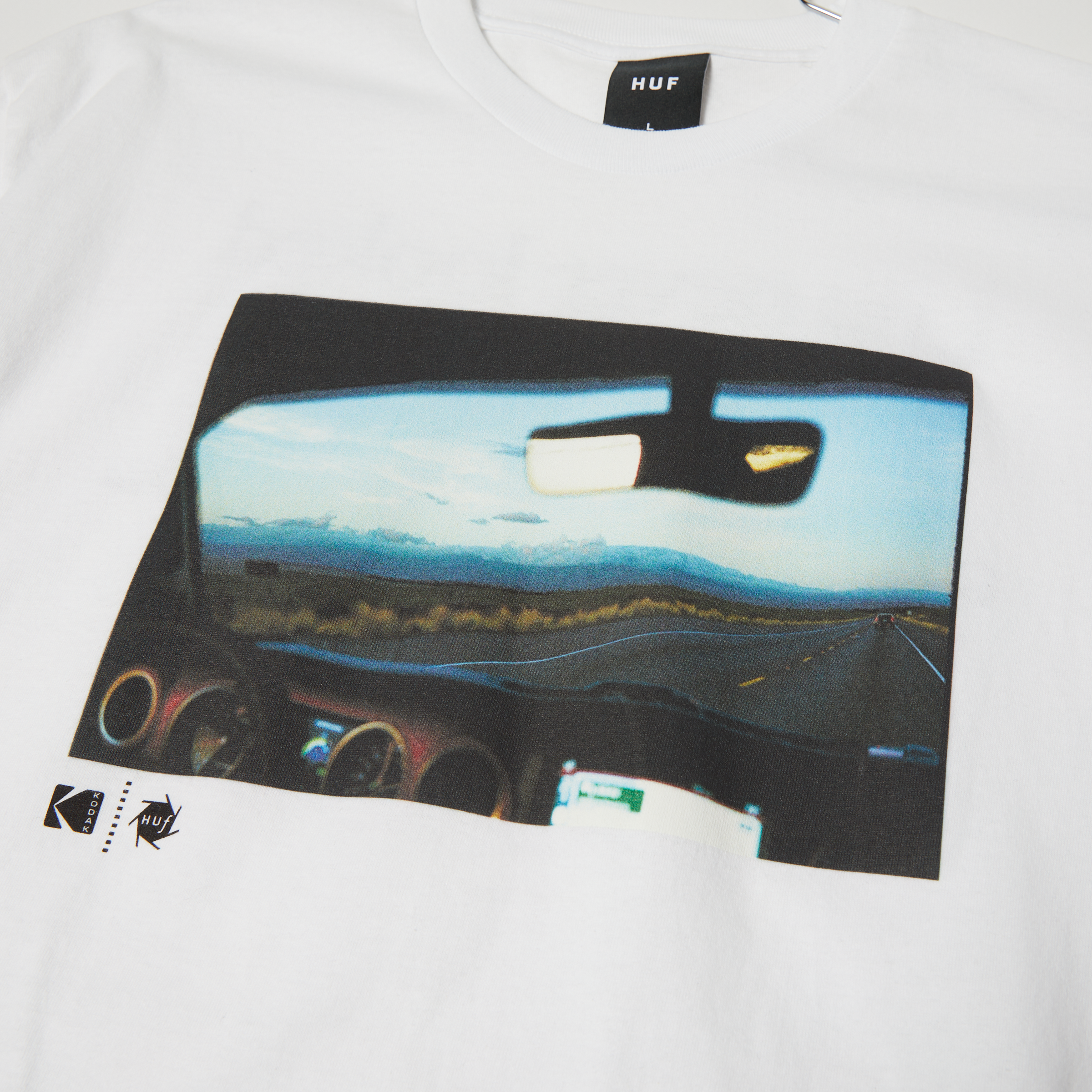 HUF x Kodak Rear View S/S Tee - White