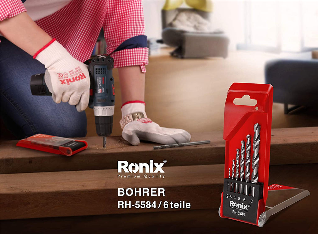 RH5584 Set drill bit 6 pcs Ronix