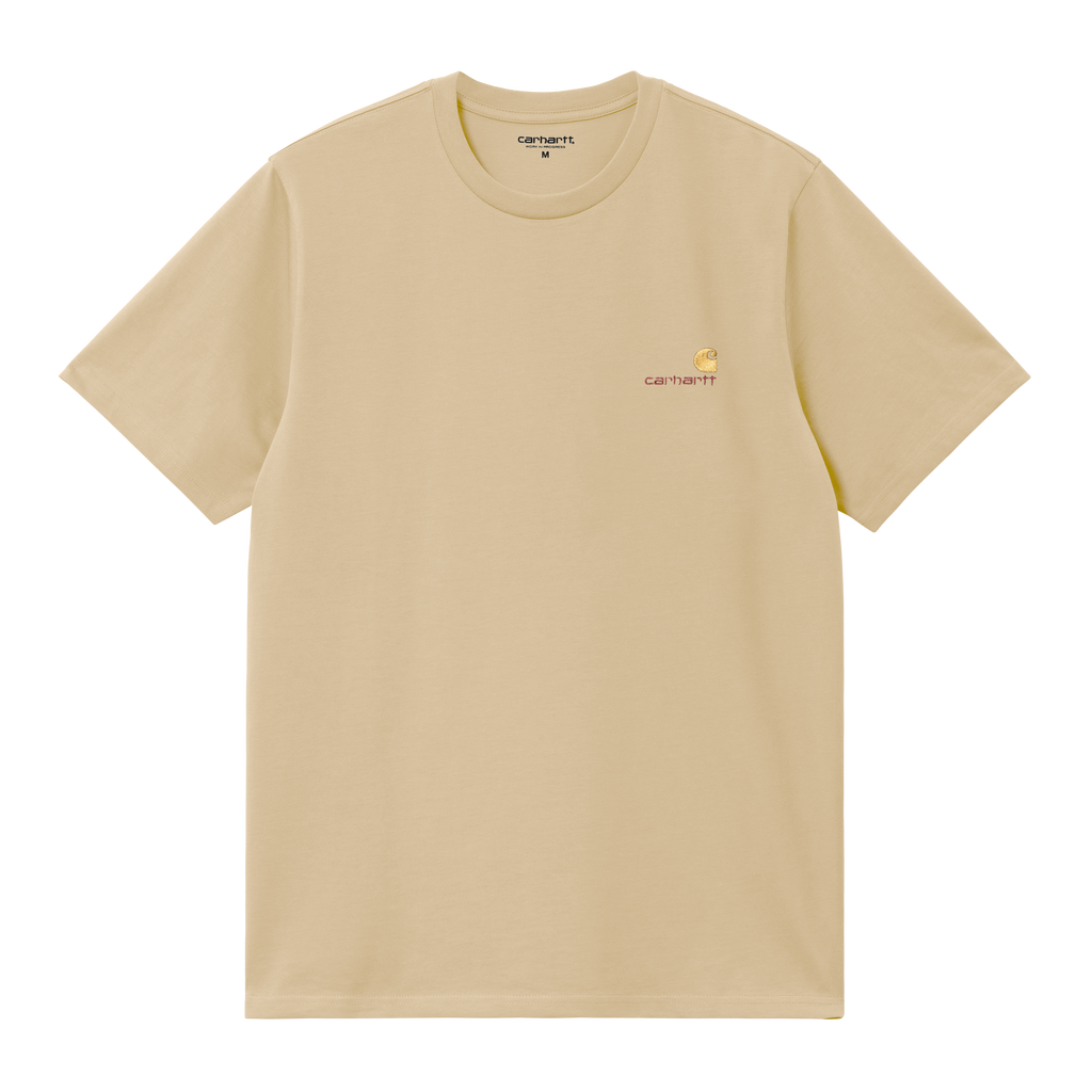 Carhartt WIP S/S American Script T-Shirt - Rattan