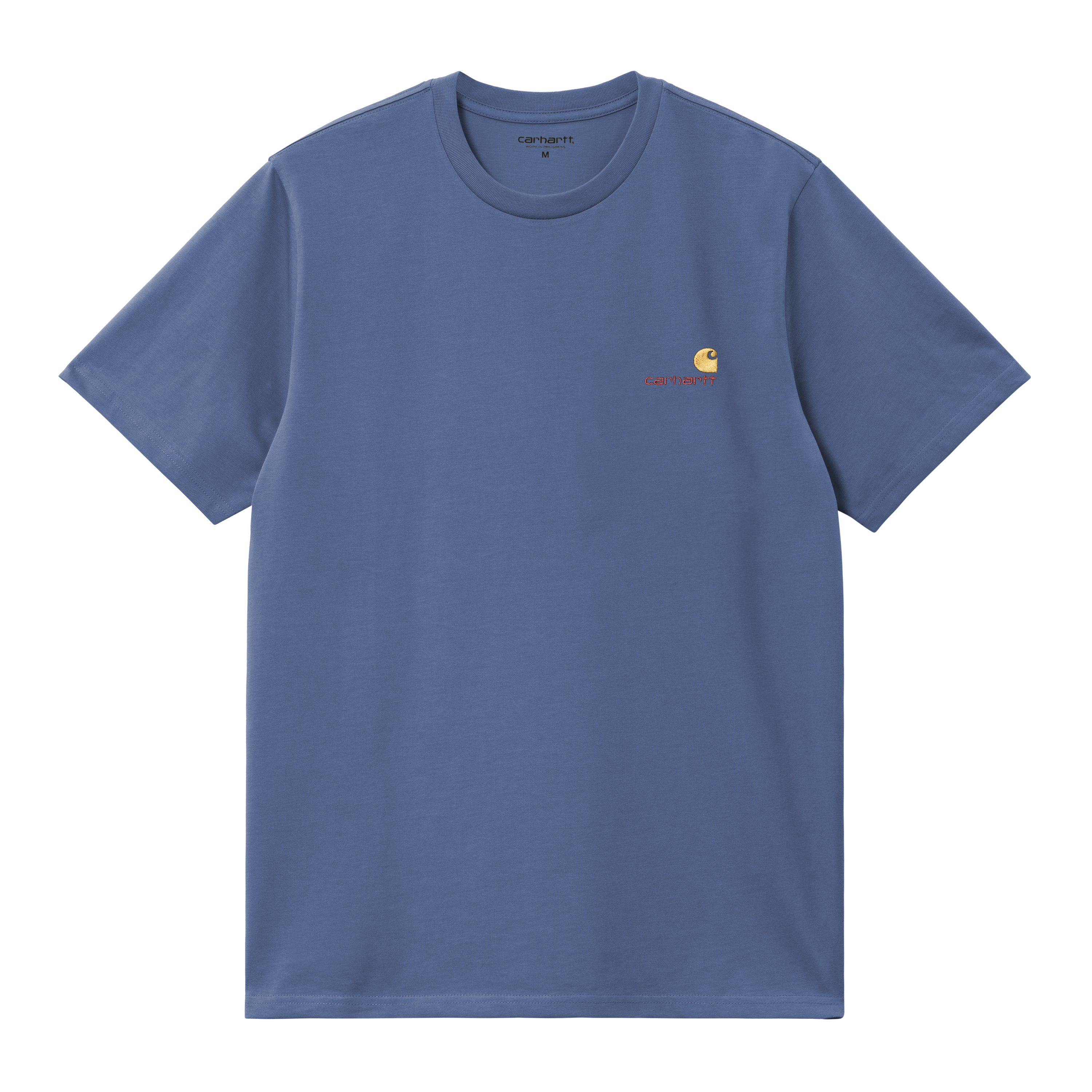 Carhartt WIP S/S American Script T-Shirt - Blue Iris