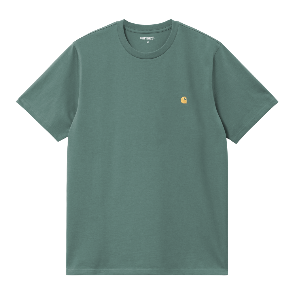 Carhartt WIP S/S Chase T-Shirt - Silver Pine / Gold