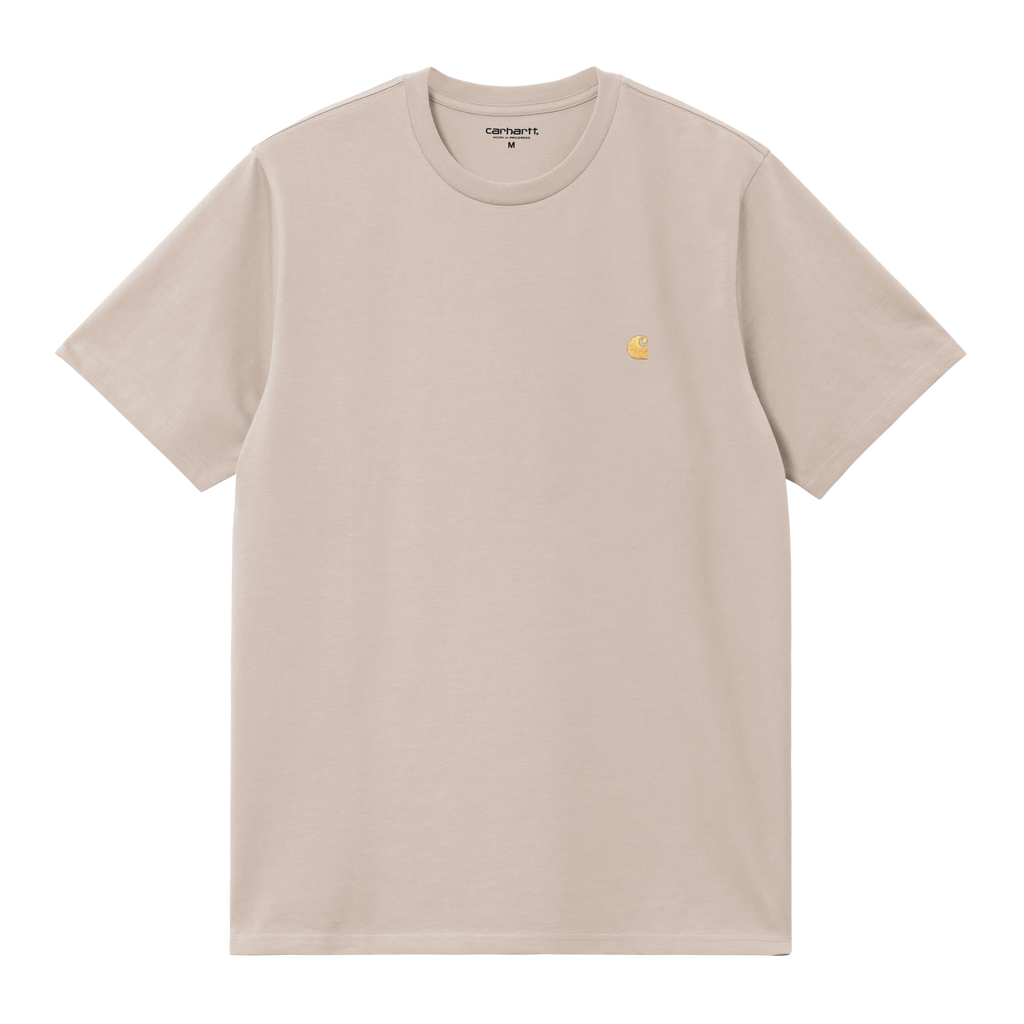 Carhartt WIP S/S Chase T-Shirt - Dusky Beige / Gold