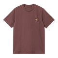 Carhartt WIP S/S Chase T-Shirt - Dusky Pink / Gold
