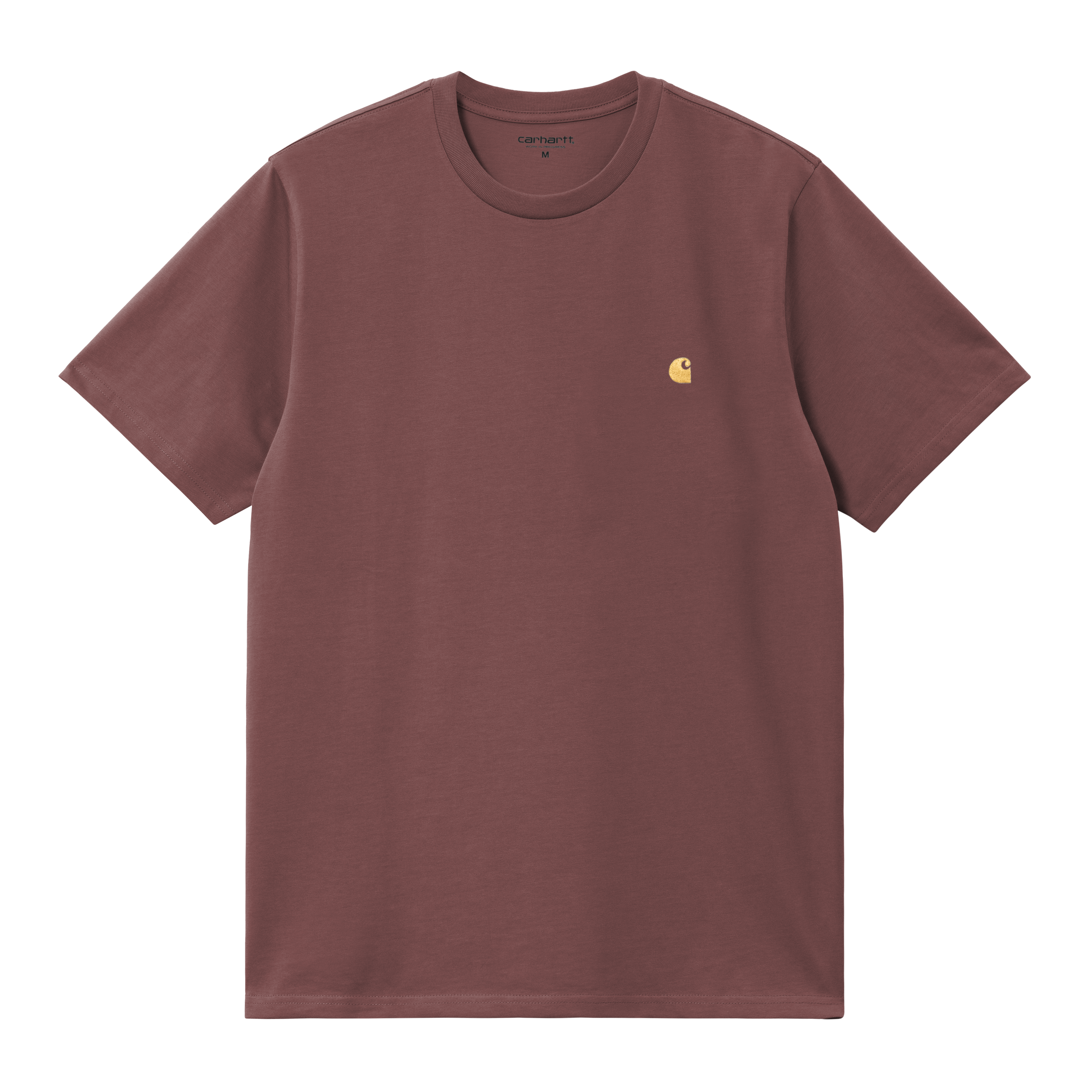 Carhartt WIP S/S Chase T-Shirt - Dusky Pink / Gold