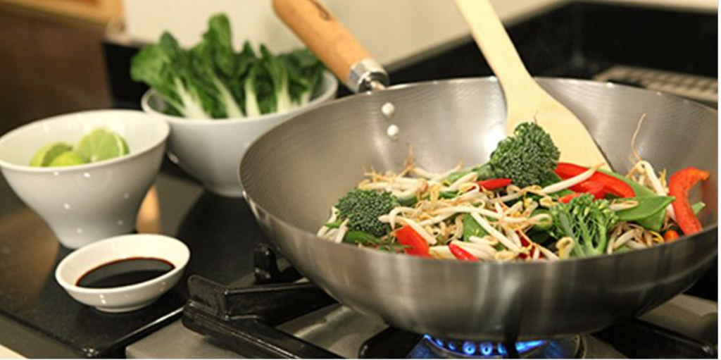 12" Carbon Steel Wok - Dexam