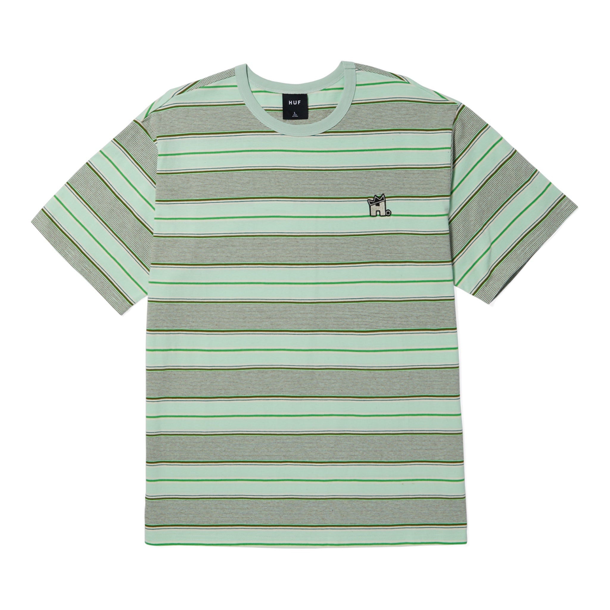 HUF - Vernon S/S Relaxed Fit Knit Tee - Smoke Mint