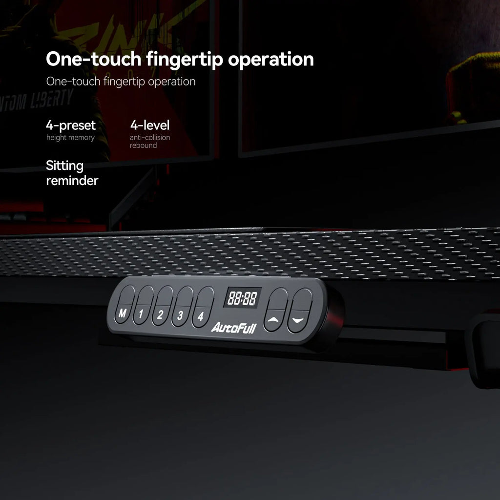 AutoFull A4 Pro RGB Gaming Desk [⚡Free Extended Mouse Pad⚡]