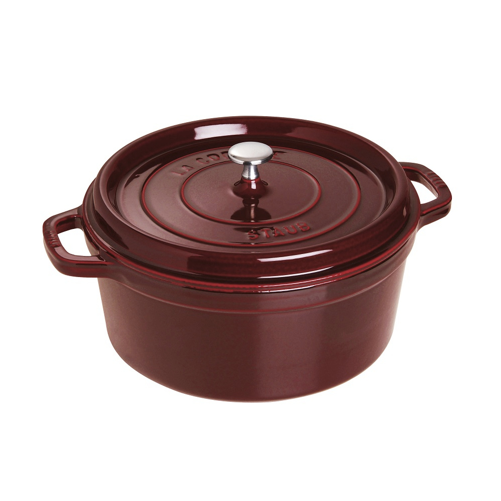 Staub Round 3.8L / 4-Qt Grenadine Cocotte