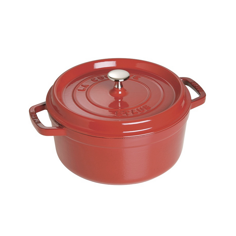 Staub Round 5.2L / 5.5-Qt Cherry Cocotte